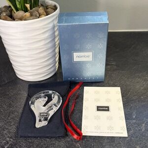 NEW Nambe 2003 Limited Edition Aaron Johnson Crystal SILENT NIGHT Ornament